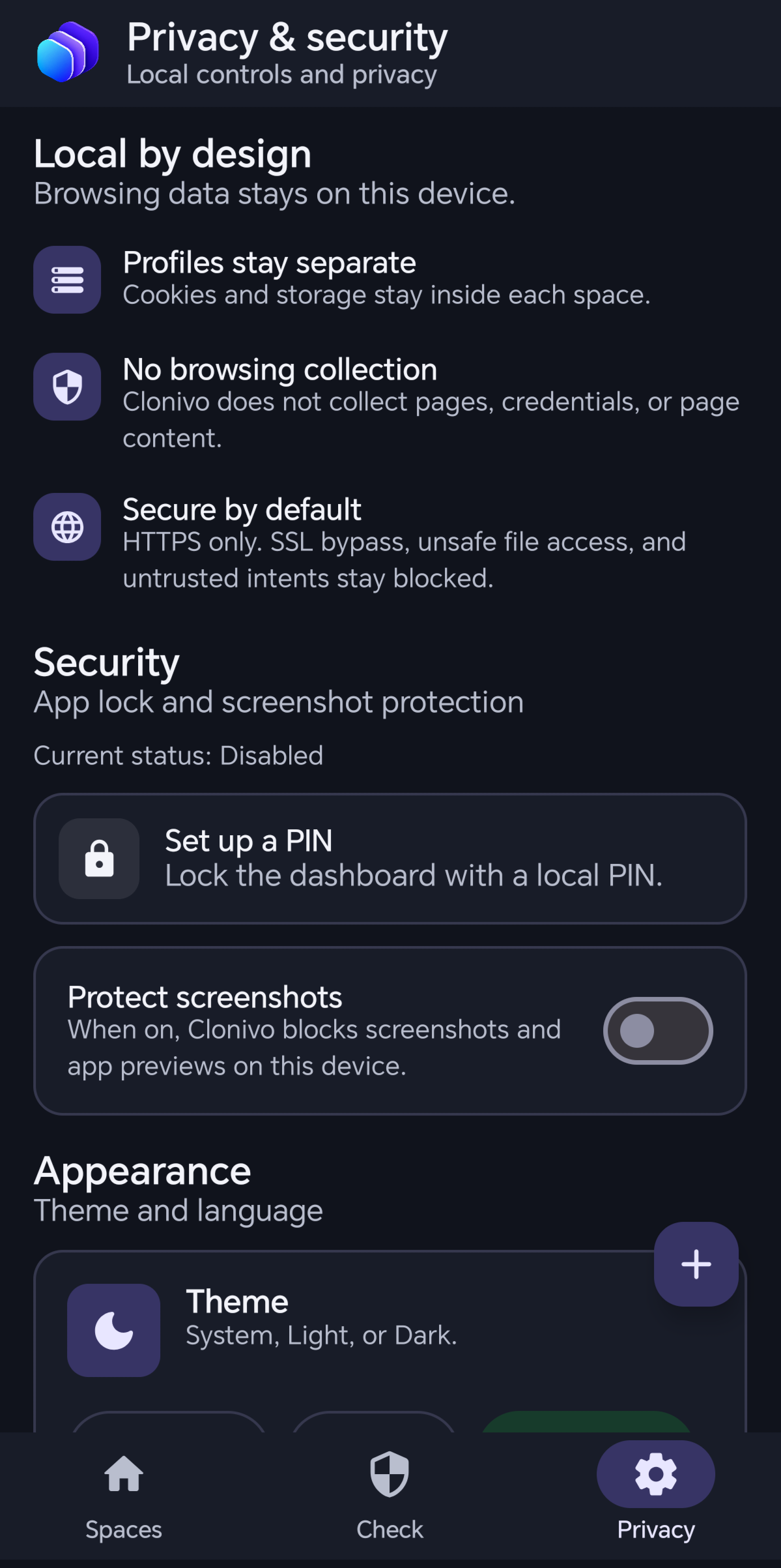 Clonivo screenshot 1