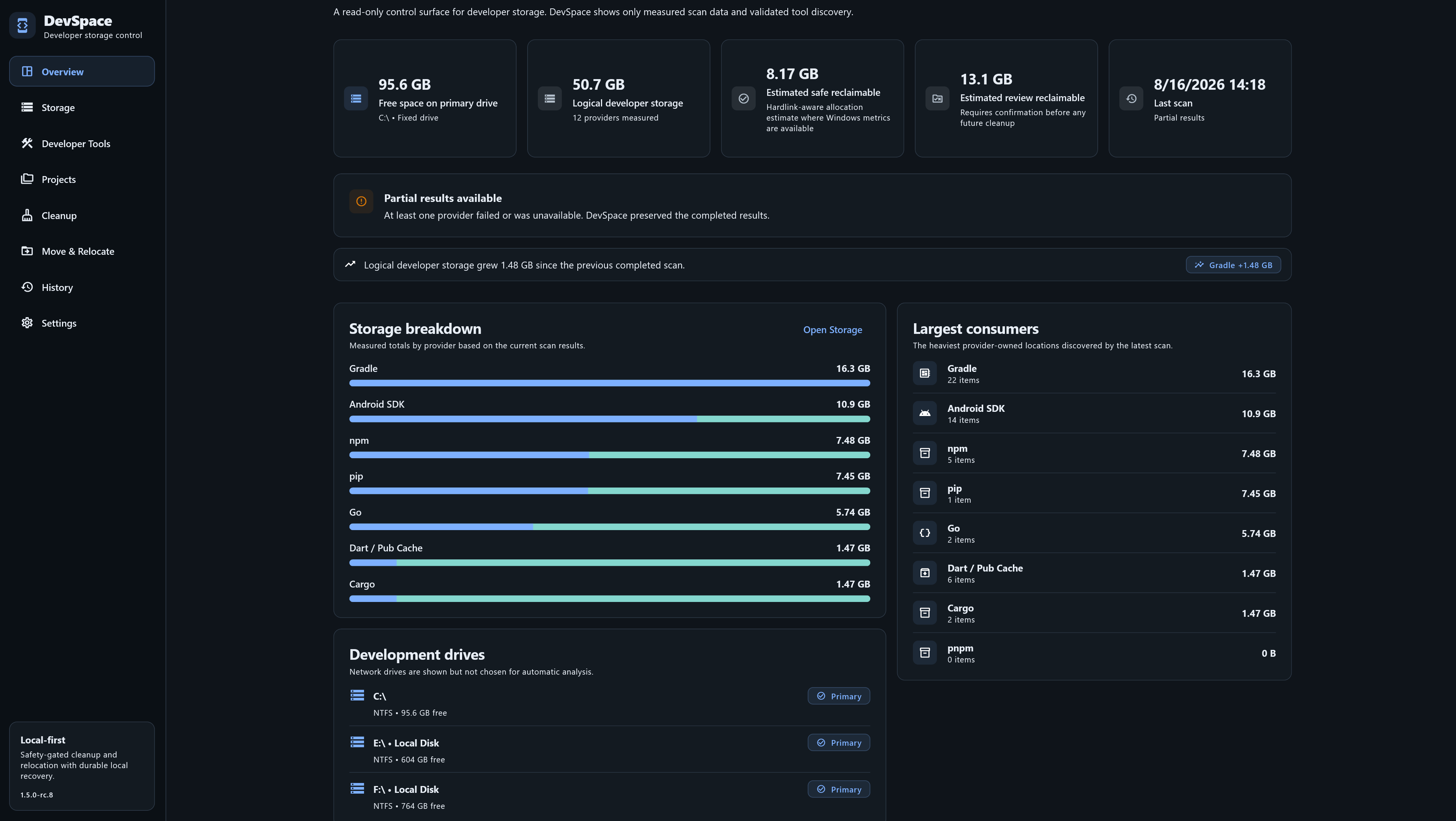 DevSpace screenshot 1